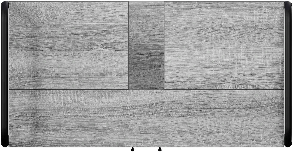 Vonios spintos komplektas 2 vnt. Pilka Sonoma 65,5 x 34 x 61 cm