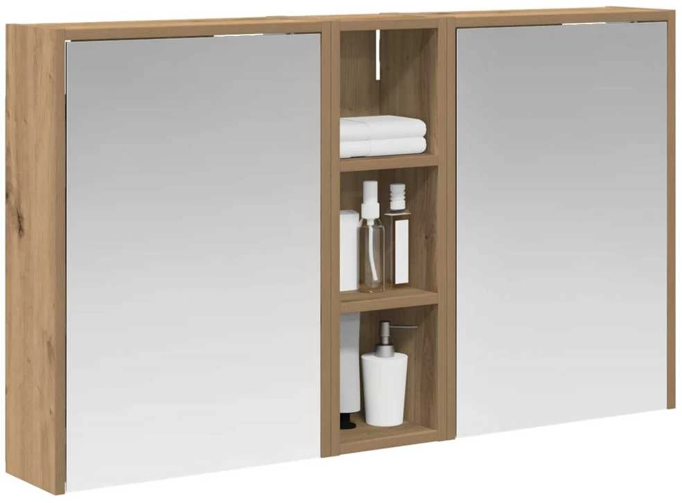 Vonios spintos komplektas 3 vnt. 106 x 16 x 62,5 cm