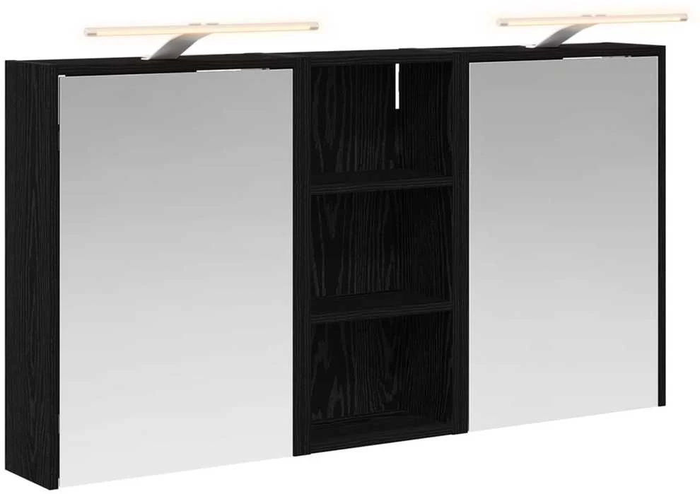 Vonios spintos komplektas 3 vnt. 116 x 16 x 62,5 cm