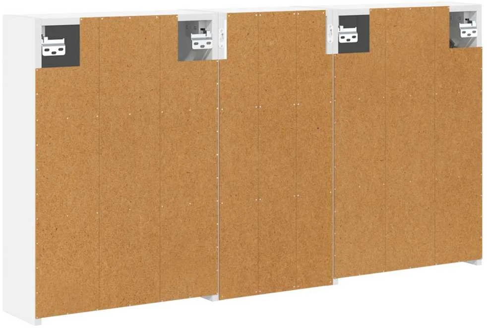 Vonios spintos komplektas 3 vnt. 116 x 16 x 62,5 cm