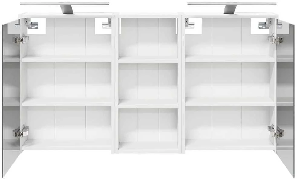Vonios spintos komplektas 3 vnt. 116 x 16 x 62,5 cm