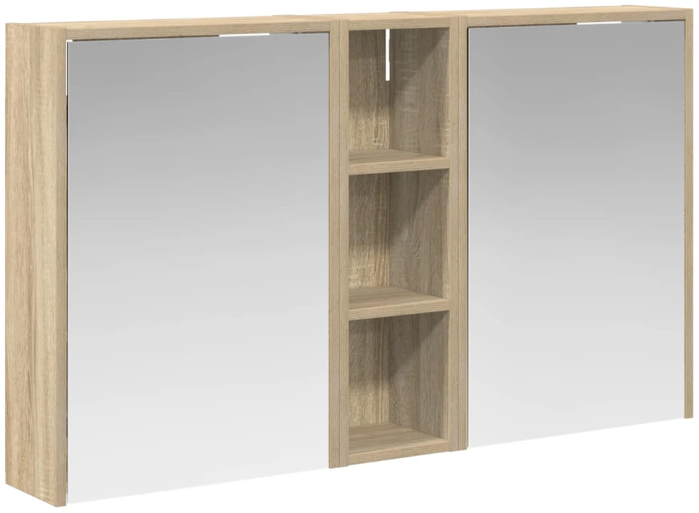 Vonios spintos komplektas 3 vnt. 106 x 16 x 62,5 cm