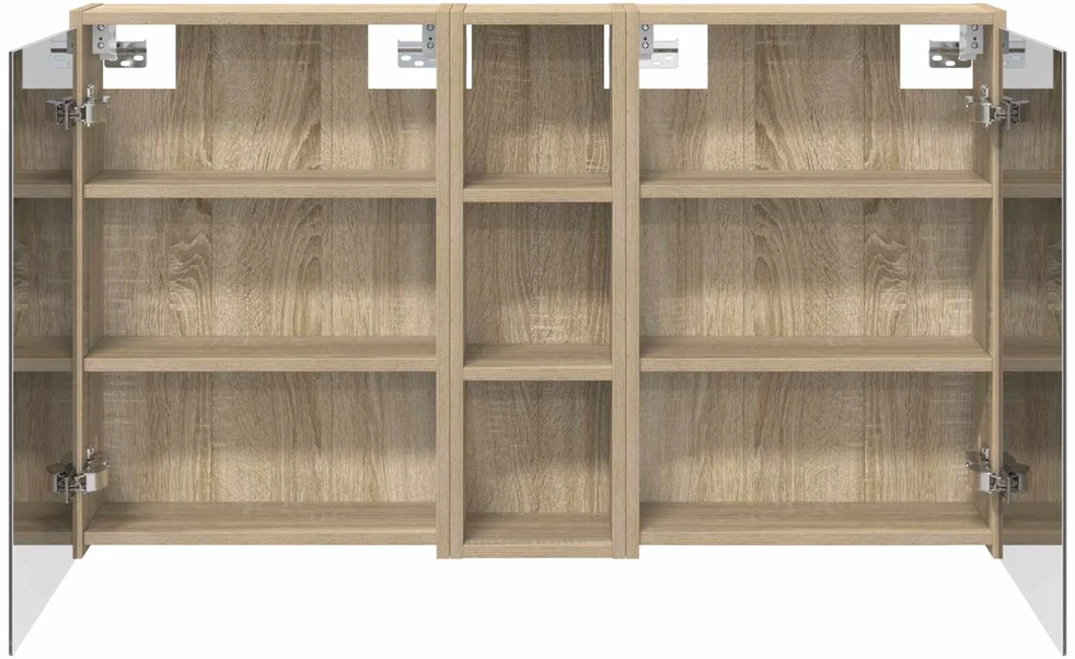 Vonios spintos komplektas 3 vnt. 106 x 16 x 62,5 cm