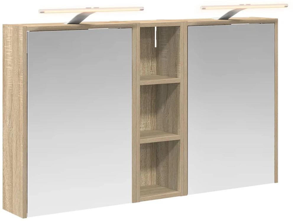 Vonios spintos komplektas 3 vnt. 106 x 16 x 62,5 cm