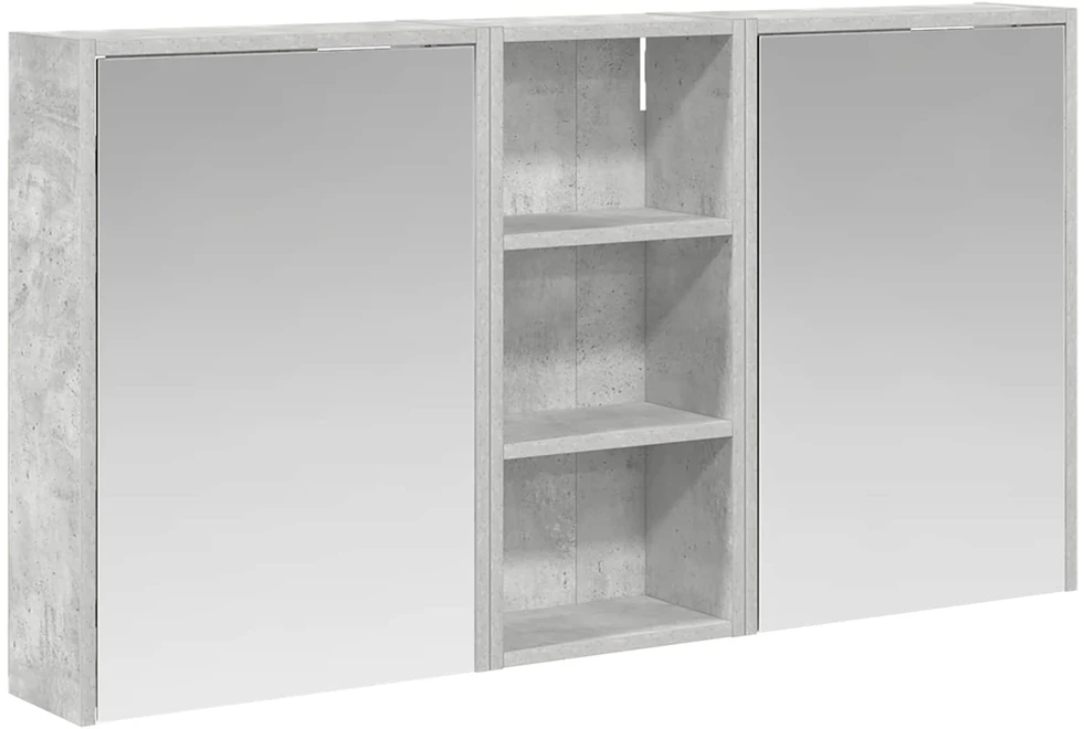 Vonios spintos komplektas 3 vnt. 116 x 16 x 62,5 cm