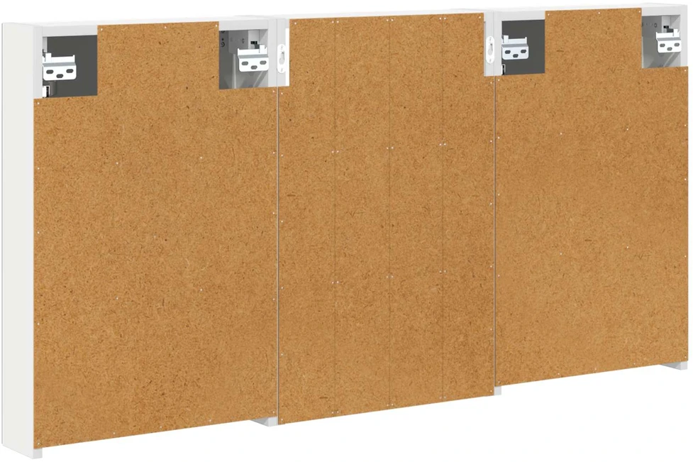 Vonios spintos komplektas 3 vnt. 120 x 10,5 x 60,5 cm