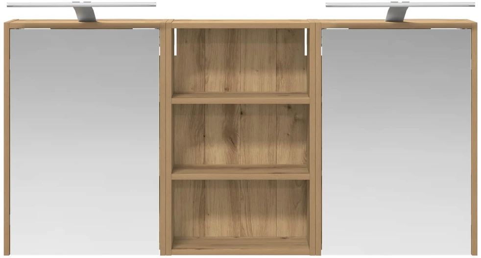 Vonios spintos komplektas 3 vnt. 126 x 16 x 62.5 cm