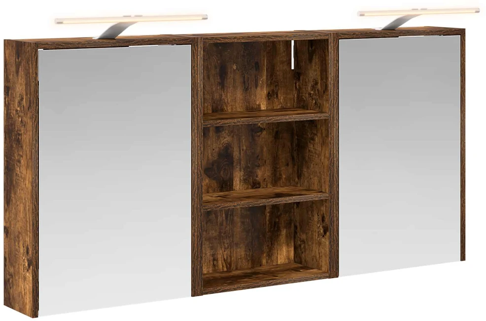 Vonios spintos komplektas 3 vnt. 126 x 16 x 62.5 cm