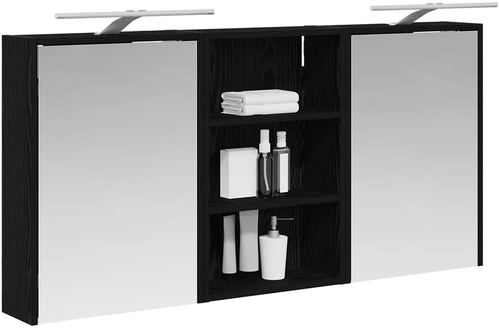 Vonios spintos komplektas 3 vnt. 126 x 16 x 62.5 cm
