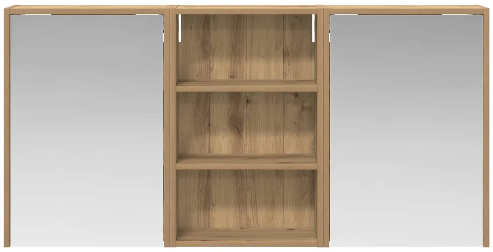 Vonios spintos komplektas 3 vnt. 126 x 16 x 62.5 cm