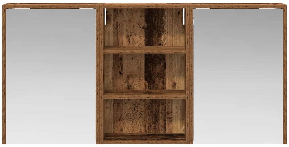 Vonios spintos komplektas 3 vnt. 126 x 16 x 62.5 cm