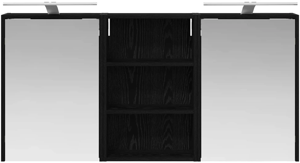 Vonios spintos komplektas 3 vnt. 126 x 16 x 62.5 cm