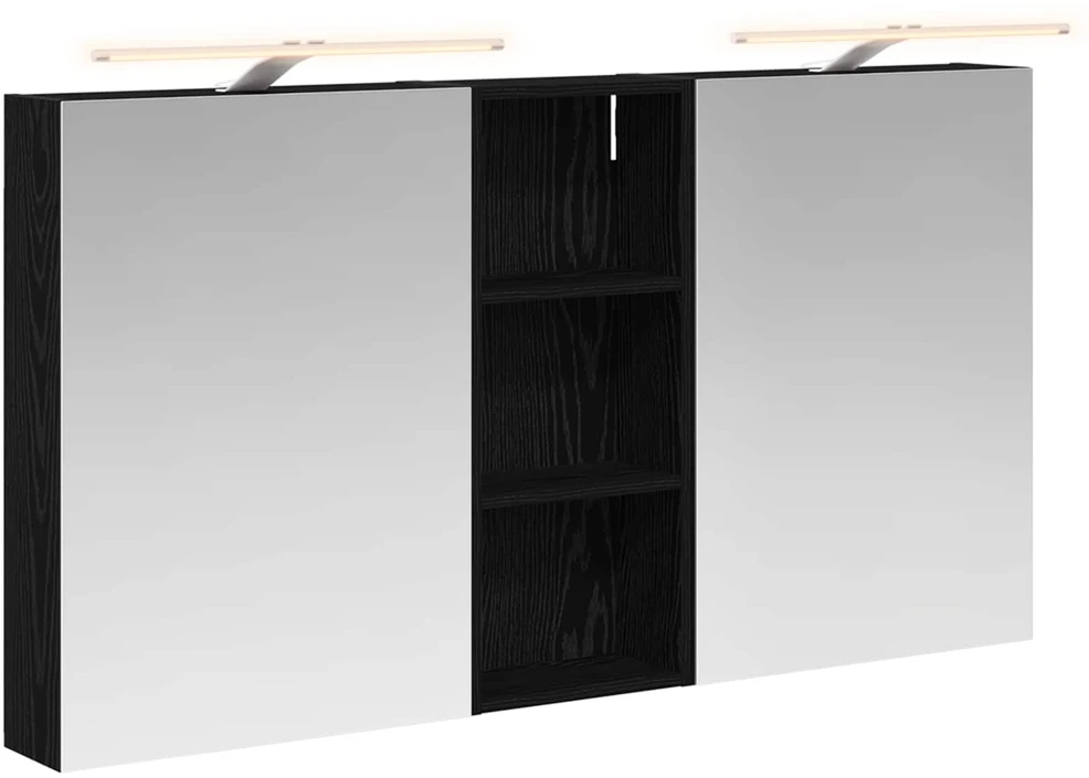 Vonios spintos komplektas 3 vnt. 130 x 14,5 x 70 cm