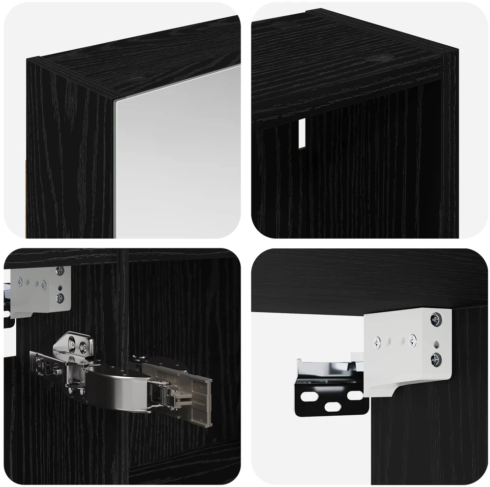 Vonios spintos komplektas 3 vnt. 140 x 14,5 x 70 cm