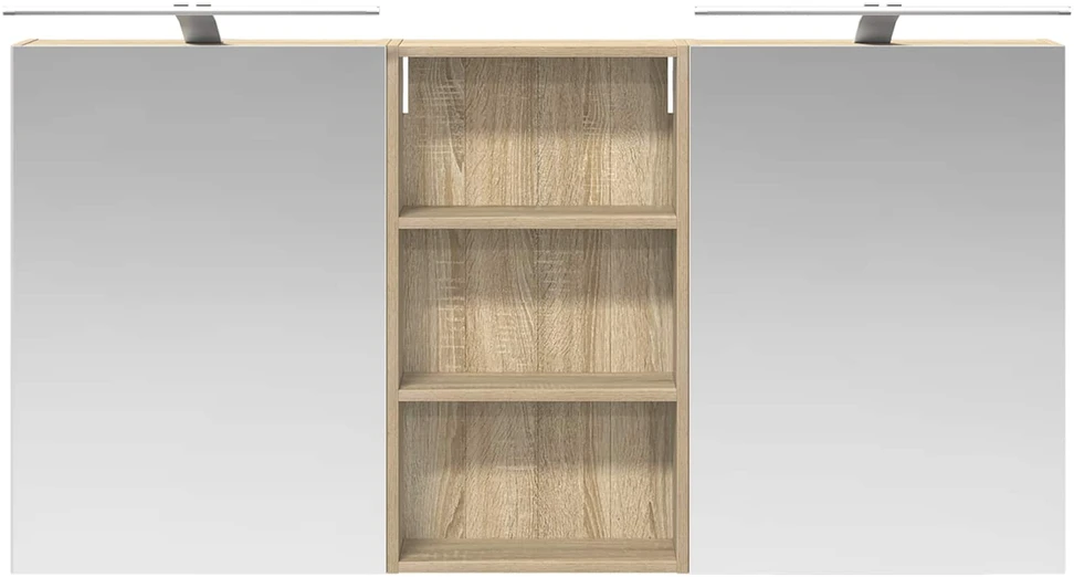 Vonios spintos komplektas 3 vnt. 140 x 14,5 x 70 cm