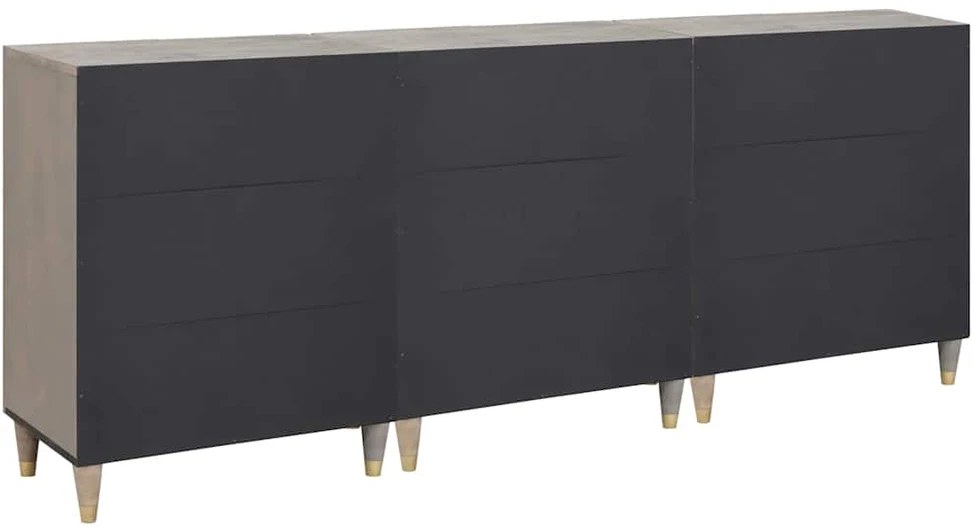 Vonios spintos komplektas 3 vnt. 180 x 33 x 75 cm