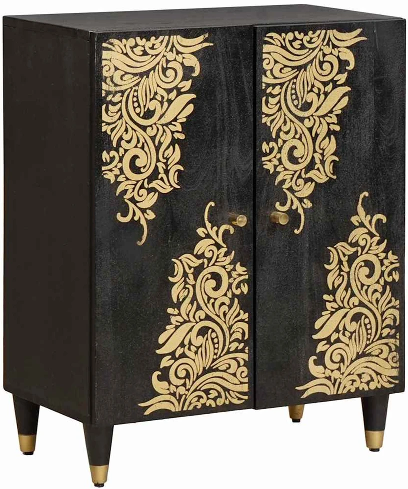 Vonios spintos komplektas 3 vnt. 180 x 33 x 75 cm Juoda
