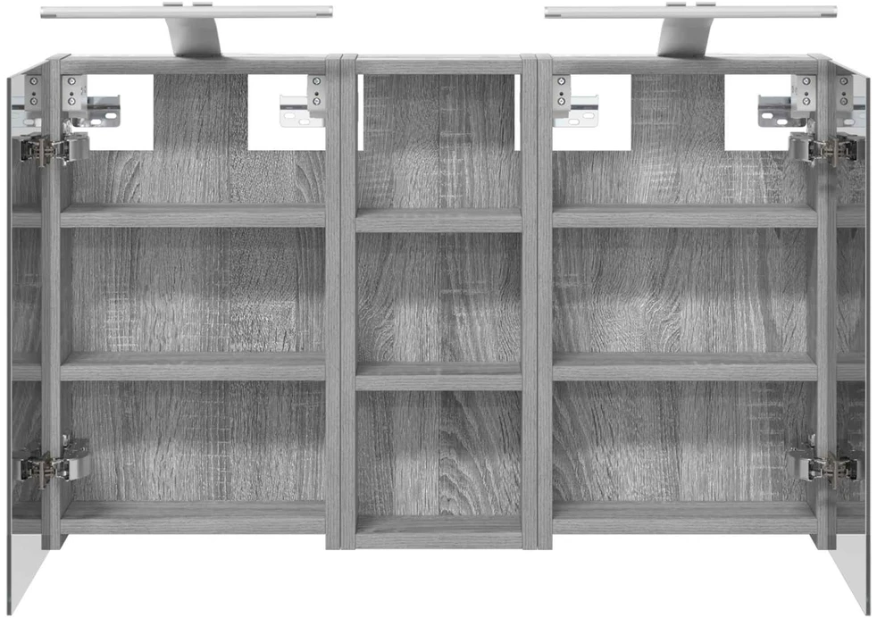 Vonios spintos komplektas 3 vnt. 80 x 10,5 x 50 cm