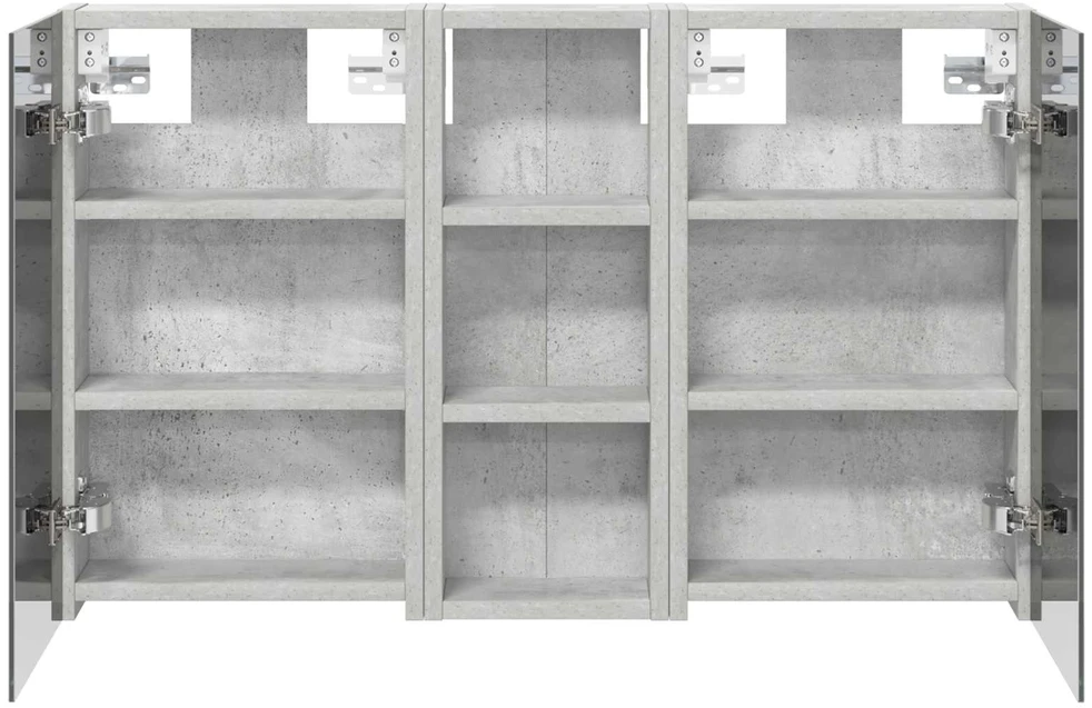Vonios spintos komplektas 3 vnt. 80 x 10,5 x 50 cm