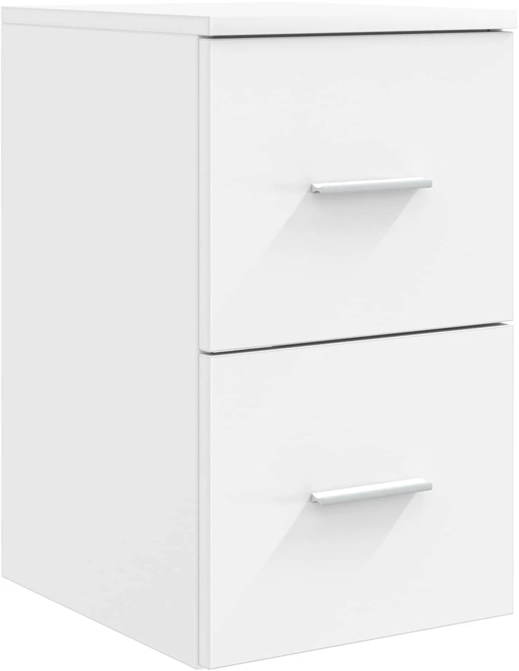 Vonios spintos komplektas 3 vnt. Balta 129 x 41 x 79,5 cm