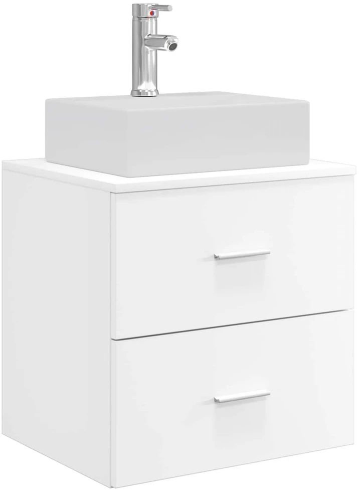 Vonios spintos komplektas 3 vnt. Balta 49,5 x 41 x 62,5 cm