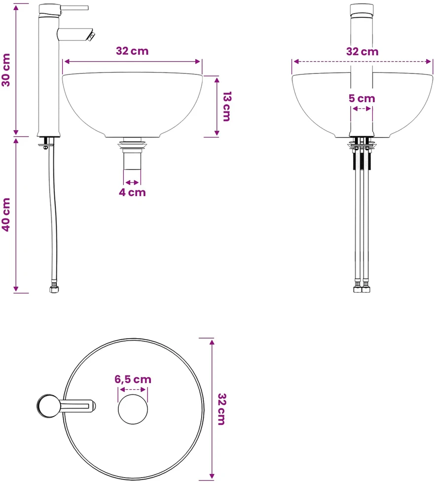 Pakabinamas vonios spintelių komplektas 3 vnt. Sonoma ąžuolas