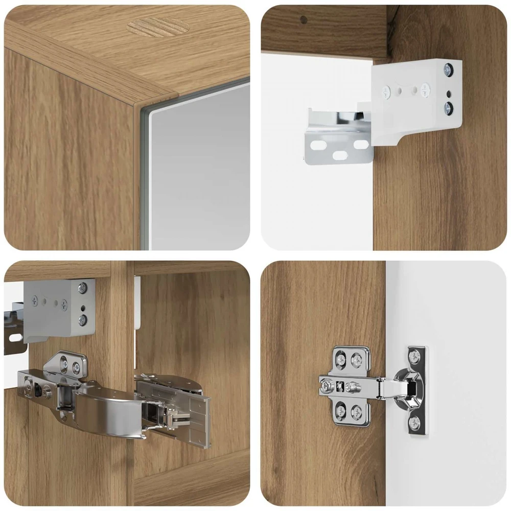 Vonios spintos komplektas 5 vnt. Artisano ąžuolo