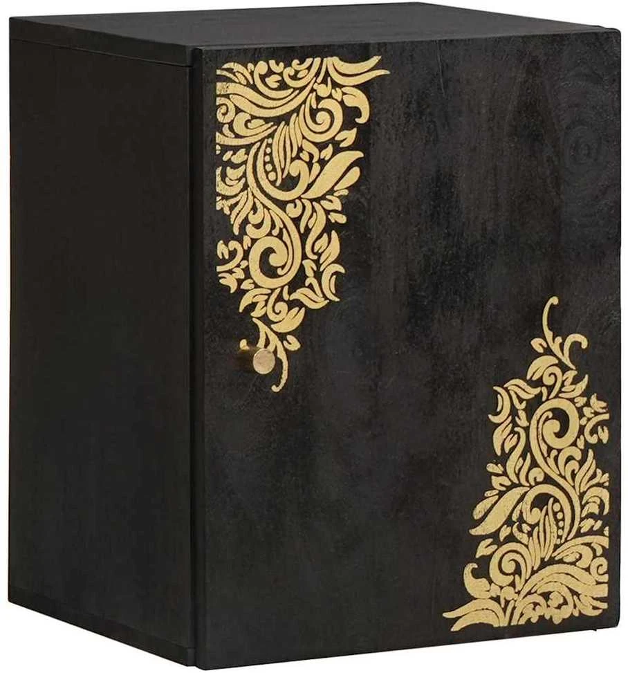 Vonios spintos komplektas 5 vnt. Juoda 62 x 33 x 58 cm