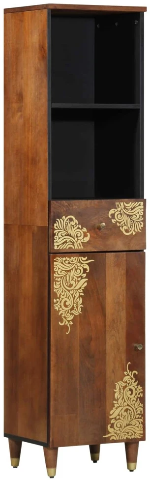 Vonios spintos komplektas 5 vnt. Medus ruda 62 x 33 x 58 cm