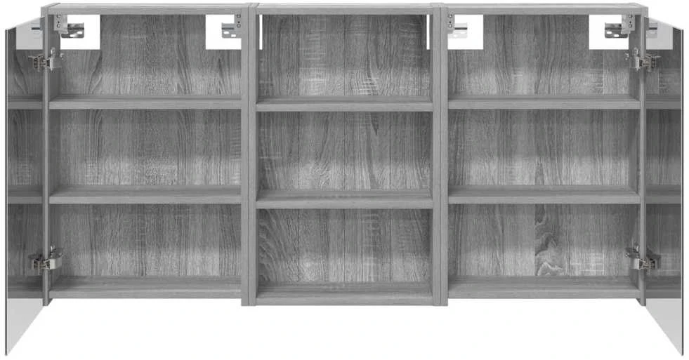 Vonios spintos komplektas 3 vnt. 126 x 16 x 62.5 cm