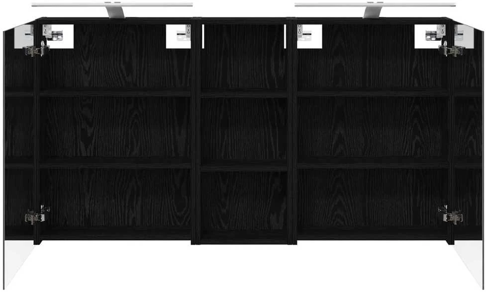 Vonios spintos komplektas 3 vnt. 130 x 14,5 x 70 cm