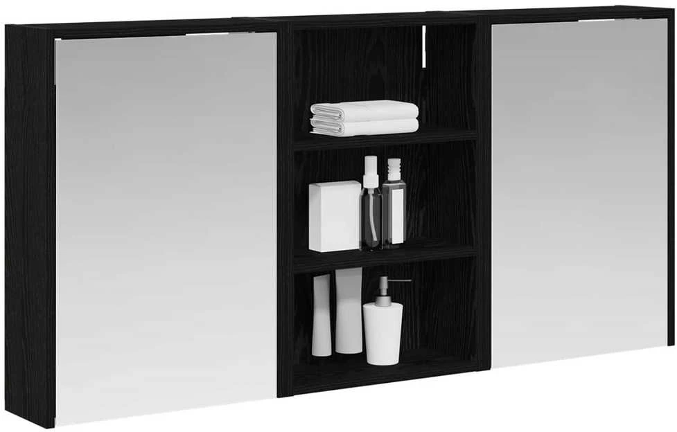 Vonios spintos komplektas 3 vnt. 126 x 16 x 62.5 cm