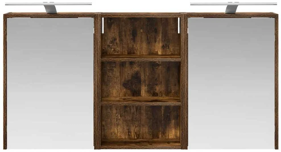Vonios spintos komplektas 3 vnt. 126 x 16 x 62.5 cm