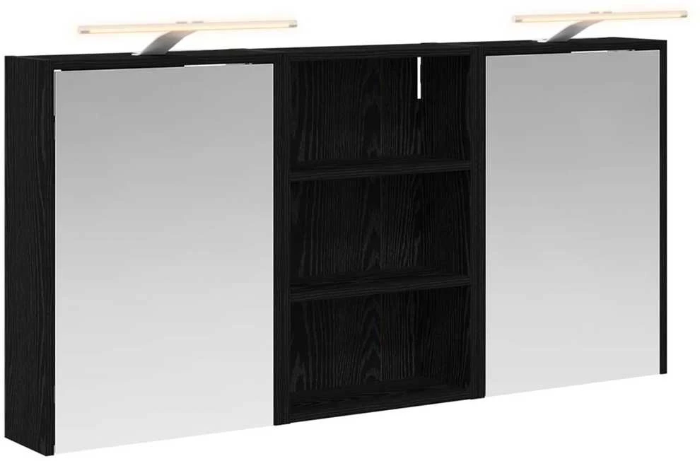 Vonios spintos komplektas 3 vnt. 126 x 16 x 62.5 cm