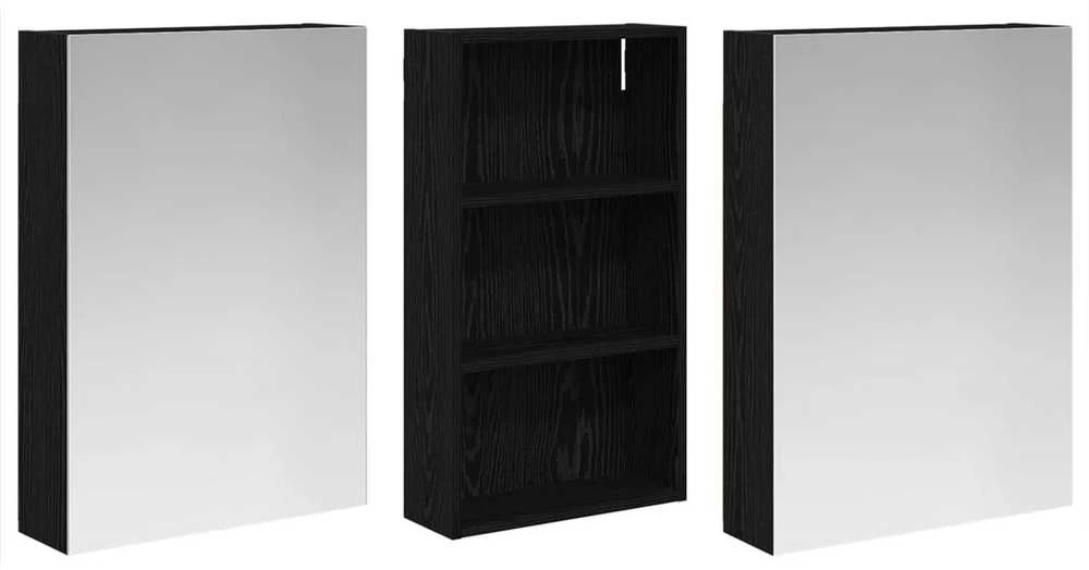 Vonios spintos komplektas 3 vnt. 140 x 14,5 x 70 cm
