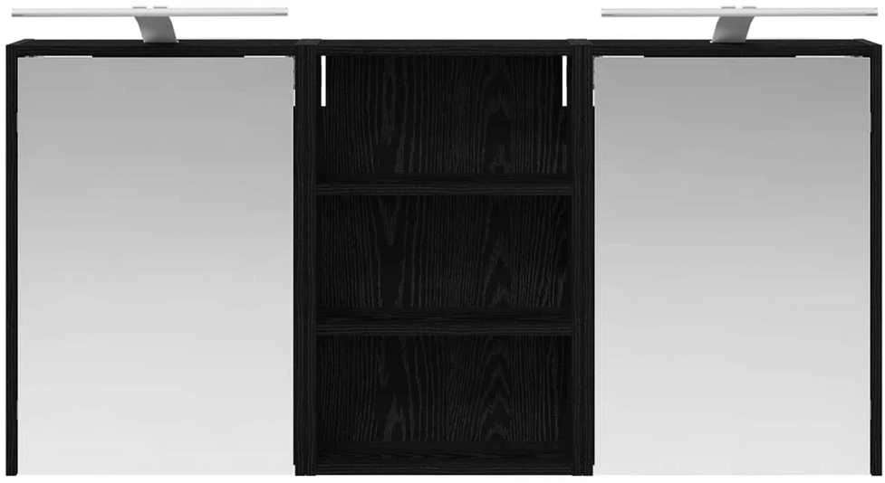 Vonios spintos komplektas 3 vnt. 126 x 16 x 62.5 cm