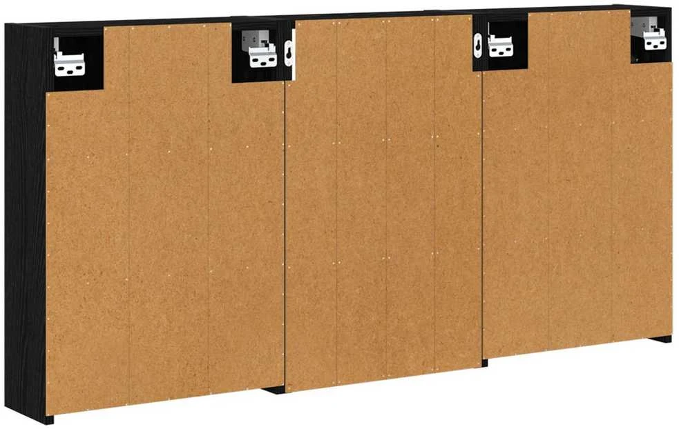 Vonios spintos komplektas 3 vnt. 126 x 16 x 62.5 cm