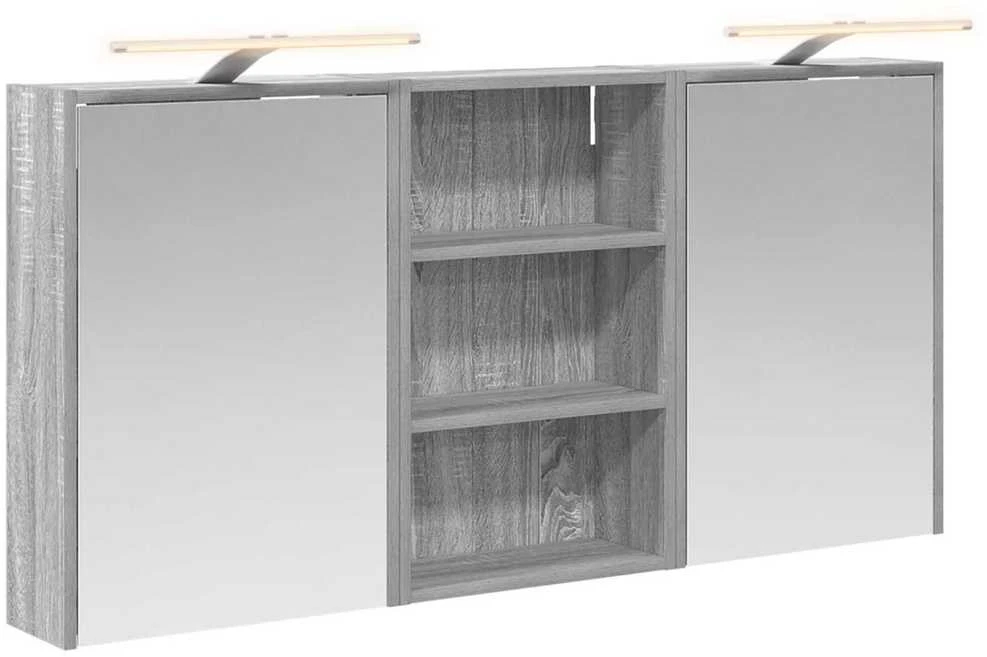 Vonios spintos komplektas 3 vnt. 126 x 16 x 62.5 cm