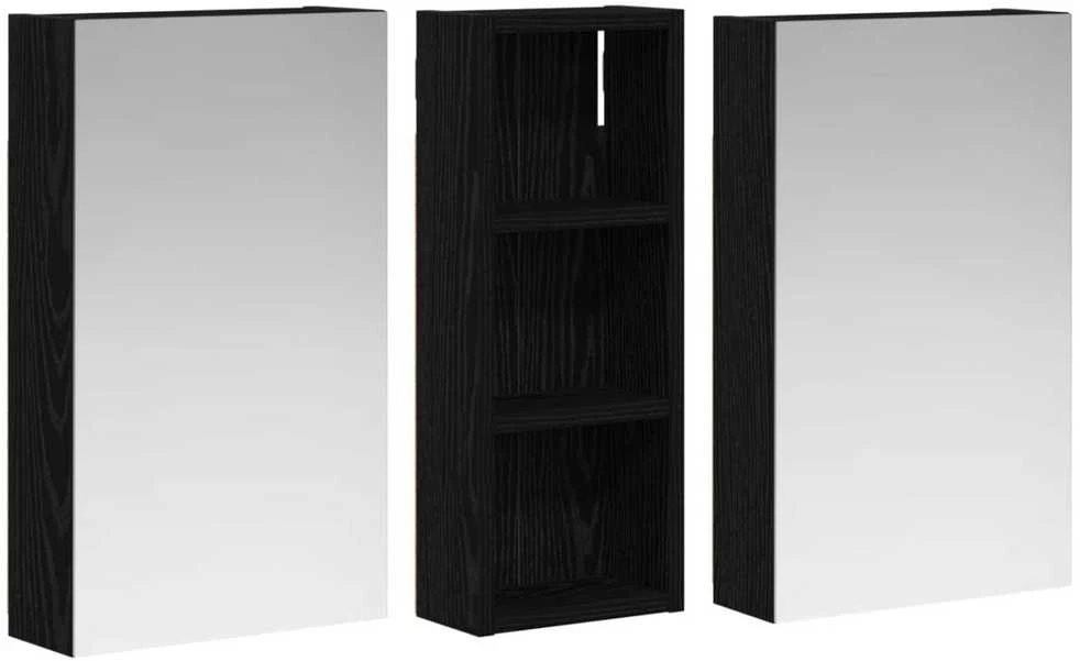 Vonios spintos komplektas 3 vnt. 80 x 10,5 x 50 cm