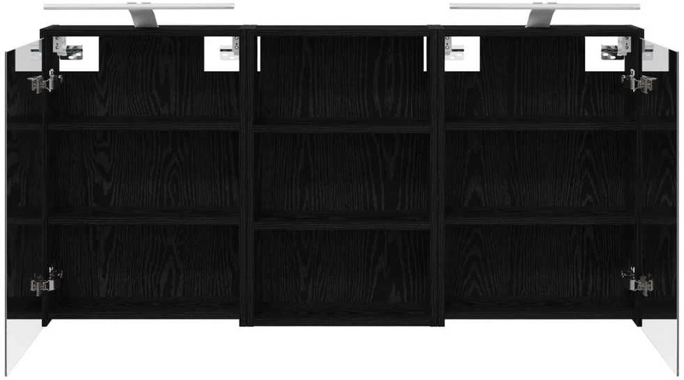 Vonios spintos komplektas 3 vnt. 126 x 16 x 62.5 cm