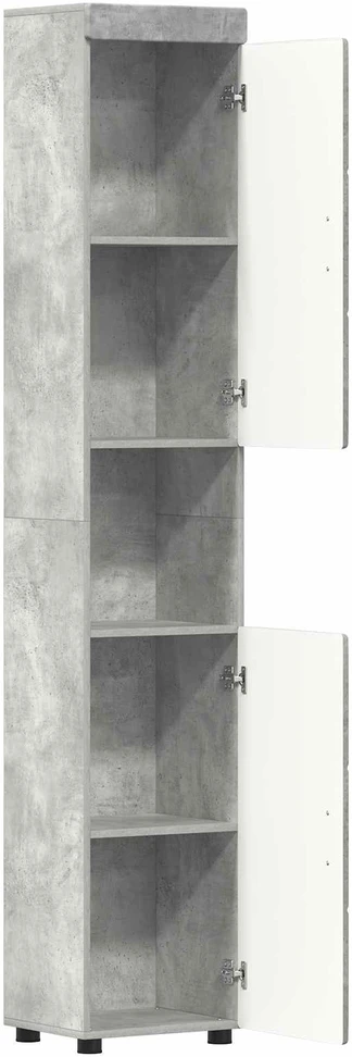 Vonios spintos komplektas TULUM Betono pilka 37 x 31,5 x 203 cm