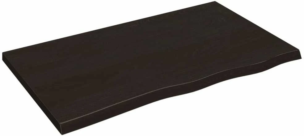 Vonios stalviršis, tamsiai rudas, 100x60x(2-4) cm, mediena