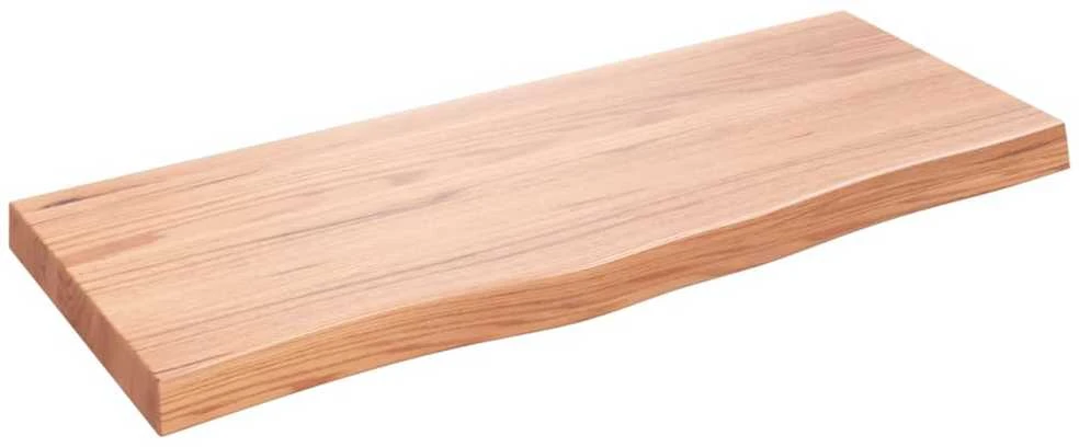 Vonios stalviršis, šviesiai rudas, 100x40x(2-6)cm, mediena