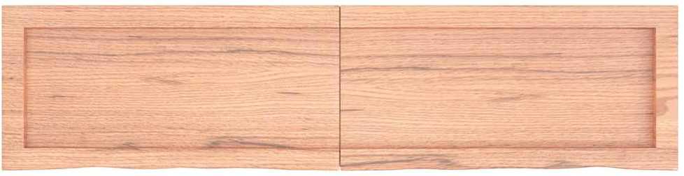 Vonios stalviršis, šviesiai rudas, 120x30x(2-4)cm, mediena