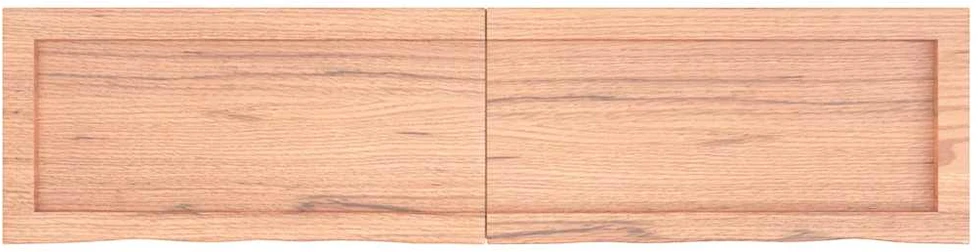 Vonios stalviršis, šviesiai rudas, 120x30x(2-4)cm, mediena