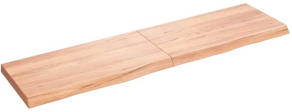Vonios stalviršis, šviesiai rudas, 120x30x(2-4)cm, mediena