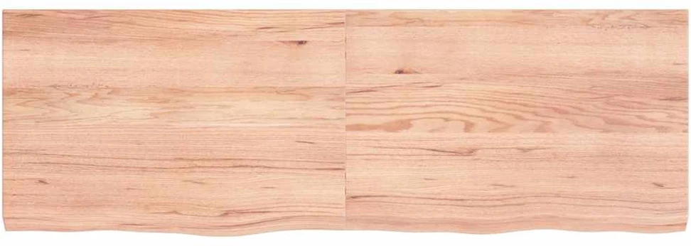 Vonios stalviršis, šviesiai rudas, 120x40x(2-4)cm, mediena