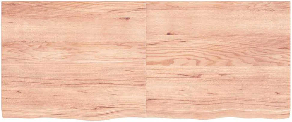 Vonios stalviršis, šviesiai rudas, 120x50x(2-4)cm, mediena