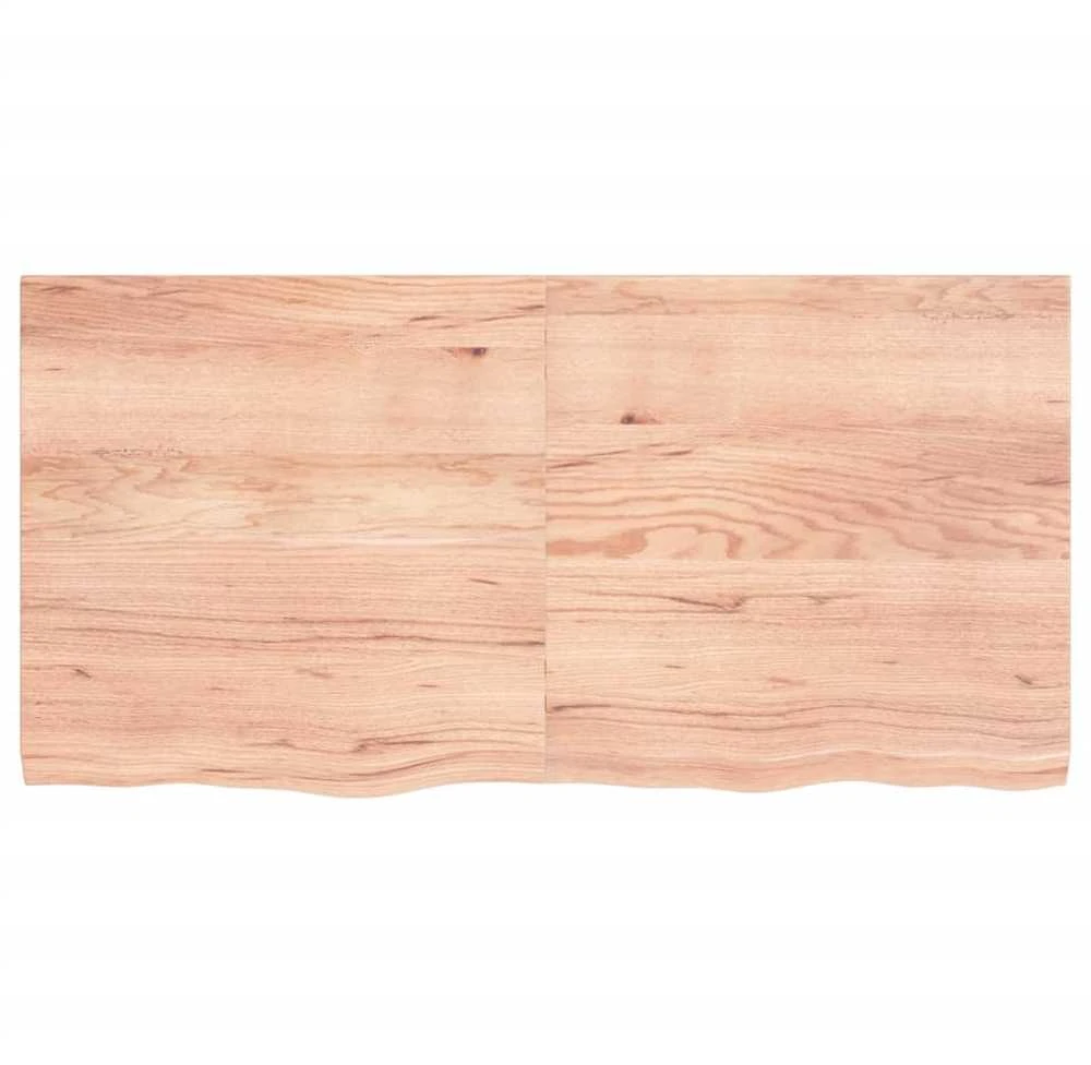 Vonios stalviršis, šviesiai rudas, 120x60x(2-4)cm, mediena
