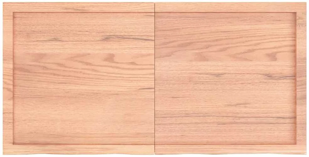 Vonios stalviršis, šviesiai rudas, 120x60x(2-4)cm, mediena